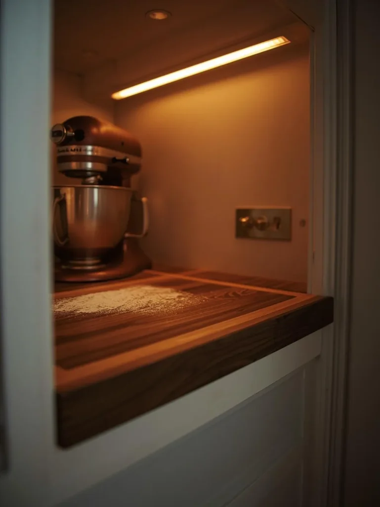 beautifully worn butcher block
