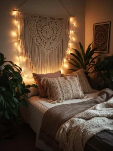 boho dorm room