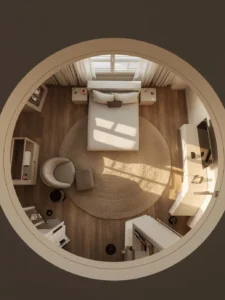 choreographed circular room