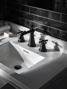 cross-handle centerset faucet