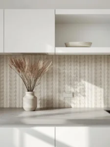 elongated arabesque tiles