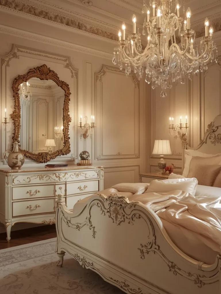 french vintage bedroom