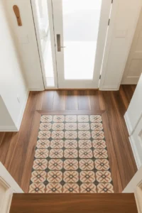 front entryway viewed from inside the home