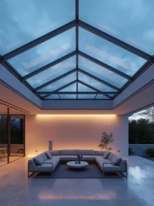 futuristic smart sunroom