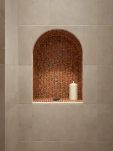 large format matte ivory porcelain tiles