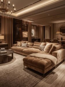 luxury deep lounge sofa living room