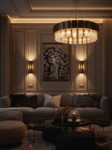 luxury living room ambient lighting