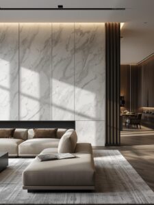 luxury marble feature wall