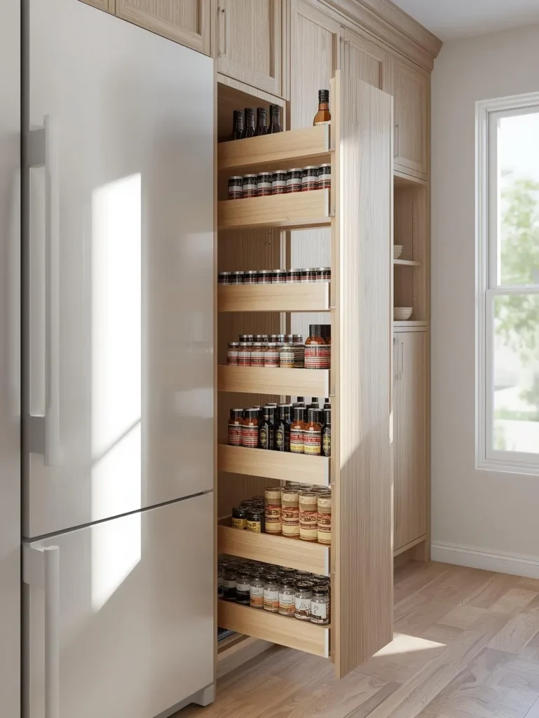 pull-out pantry tower