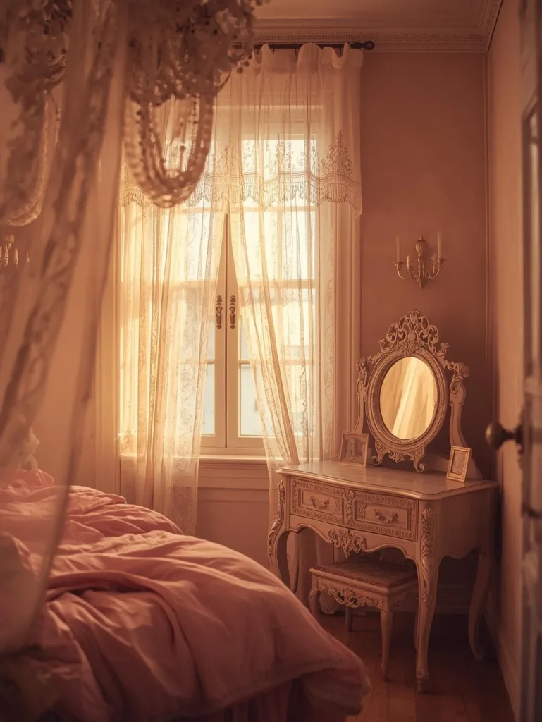 romantic vintage bedroom