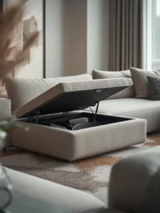 sofa with hidden storage