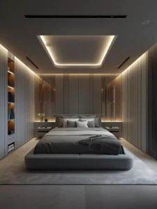ultra modern gray bedroom 2026