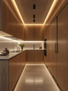 ultra modern oak kitchen 2026