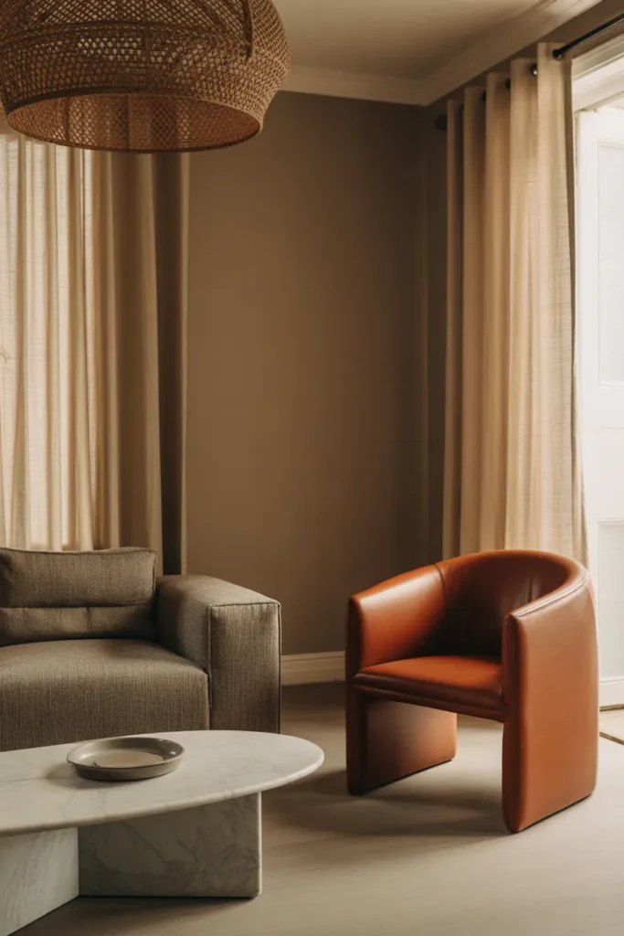 A modern transitional living room