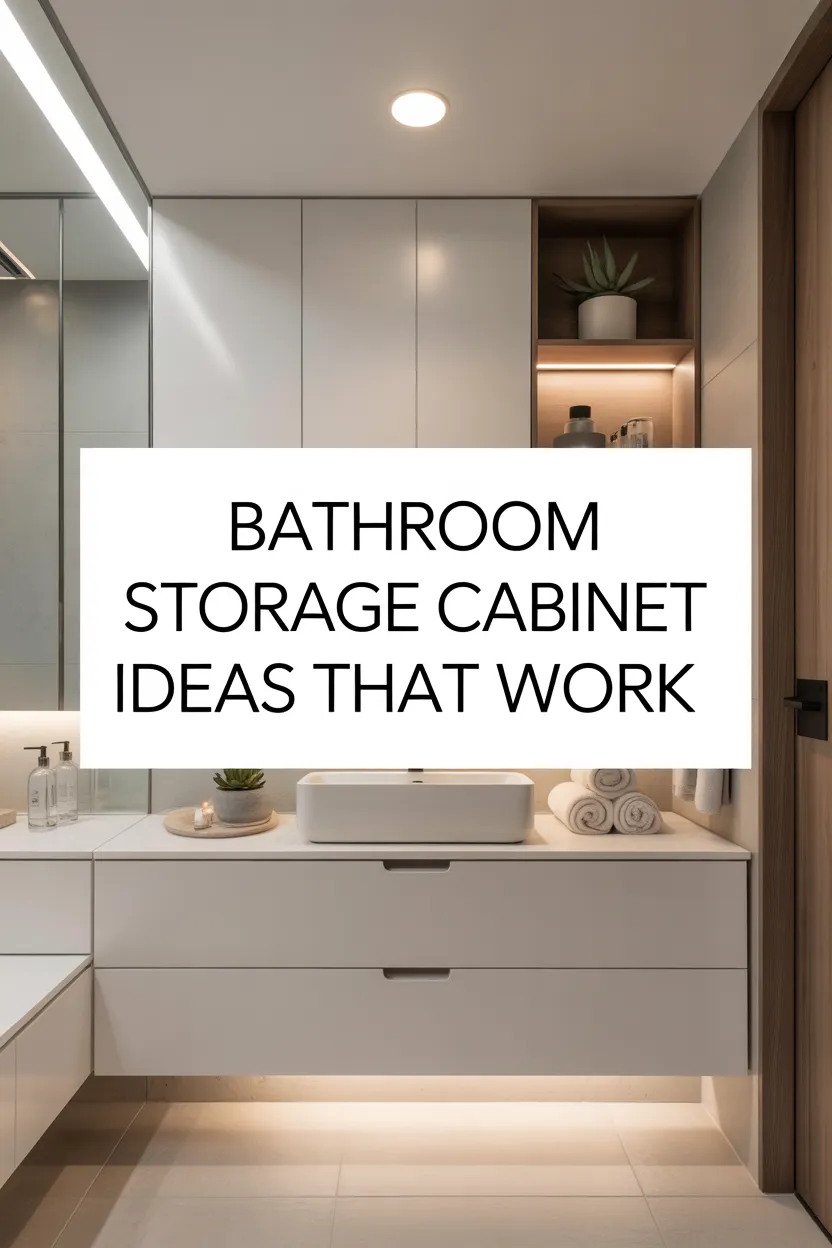Bathroom Storage Cabinet Ideas
