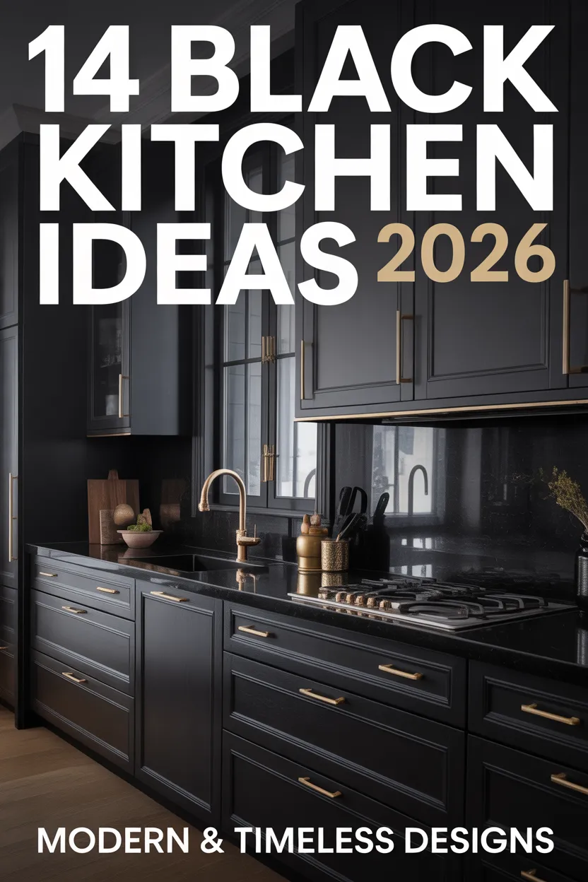 Black Kitchen Ideas 2026