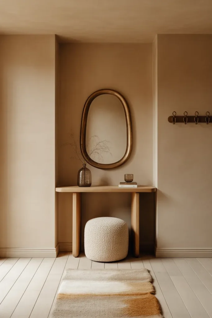 Cohesive Color Palette Across All Entry Elements to Unify the Space