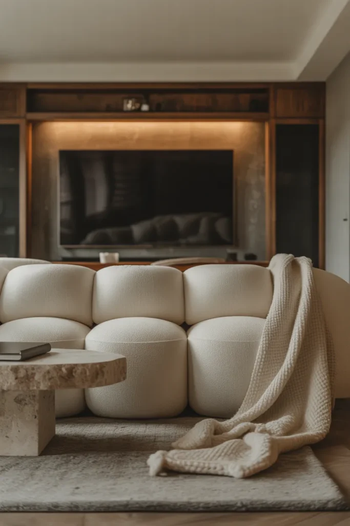 Deep-Seat Cloud Sofa for a Cozy Family Room