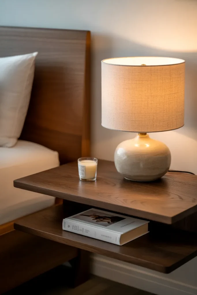 Design a Minimal But Functional Nightstand Setup
