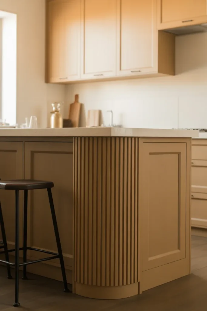 Fluted or Ribbed Island Panel
