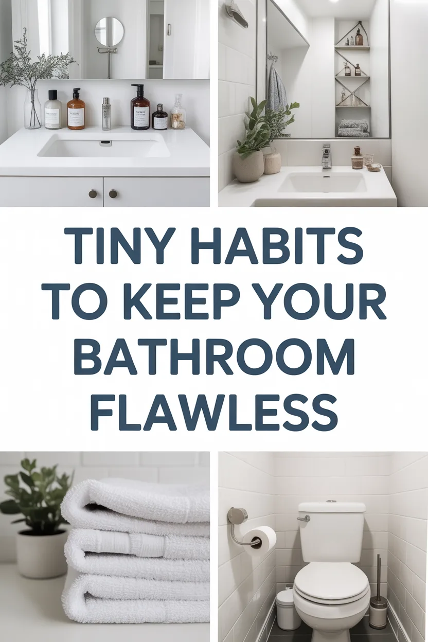 Habits to Keep Your Bathroom Flawless