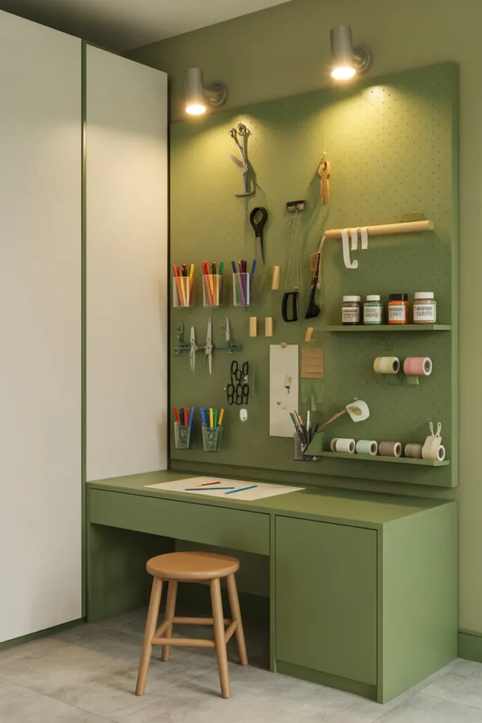 Install Pegboard Wall Panels