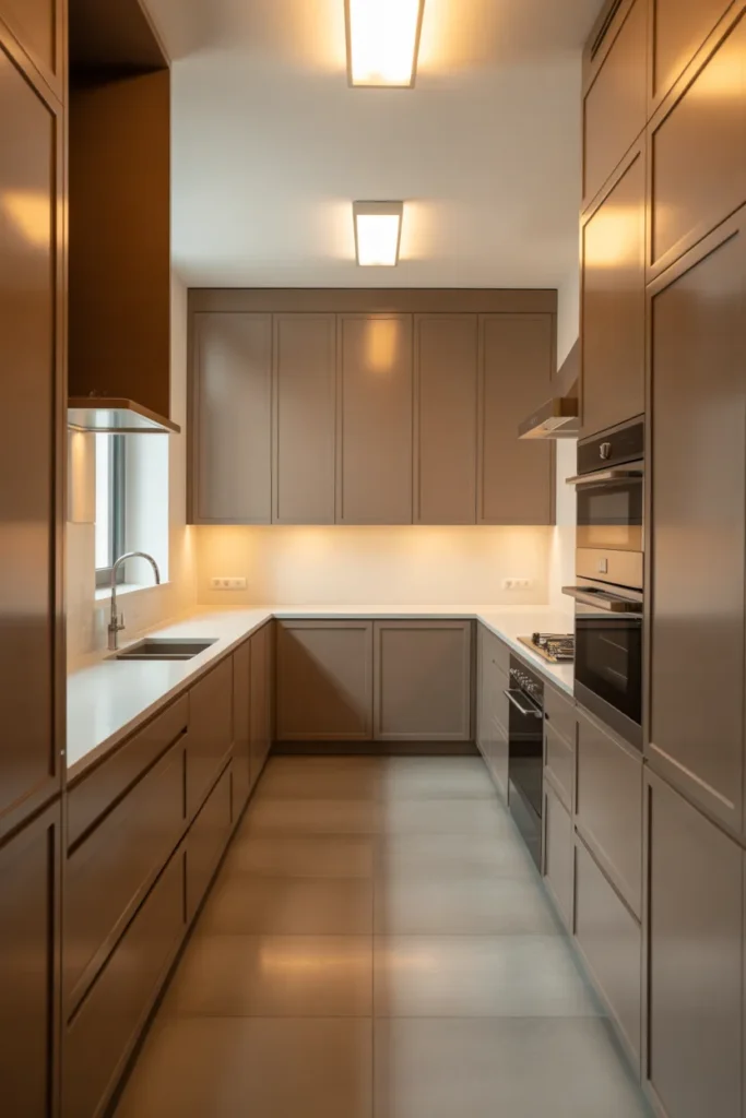 Integrated Appliances Behind Matching Cabinet Panels