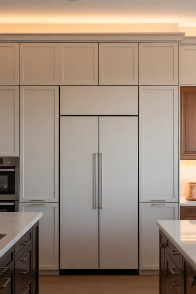 Integrated Refrigerator Column Flush