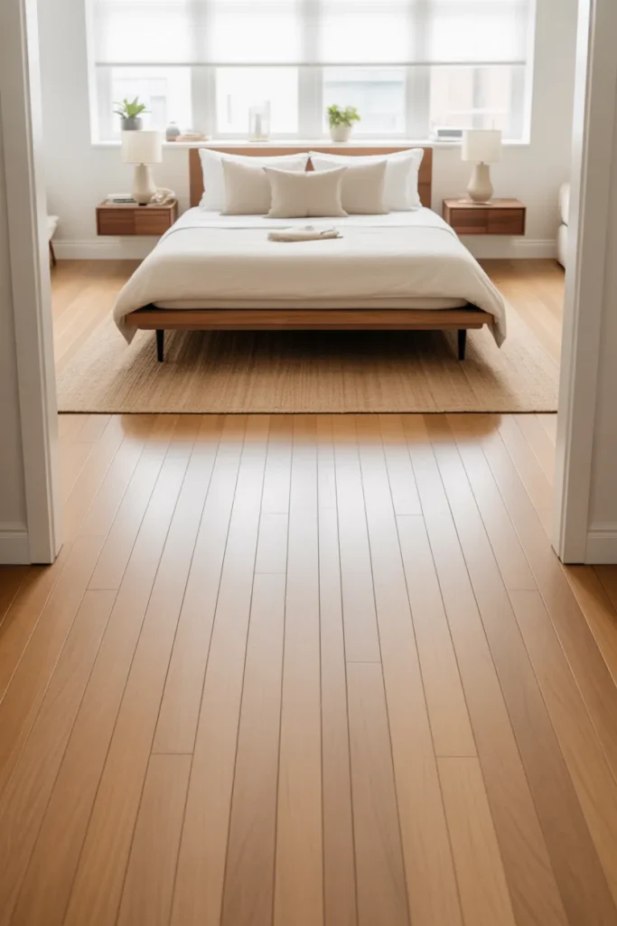 Keep the Floor Mostly Clear for a Calm Visual Effect