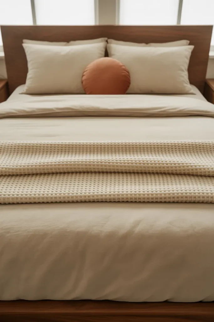 Layered Bedding in Three Coordinated Neutral Textures