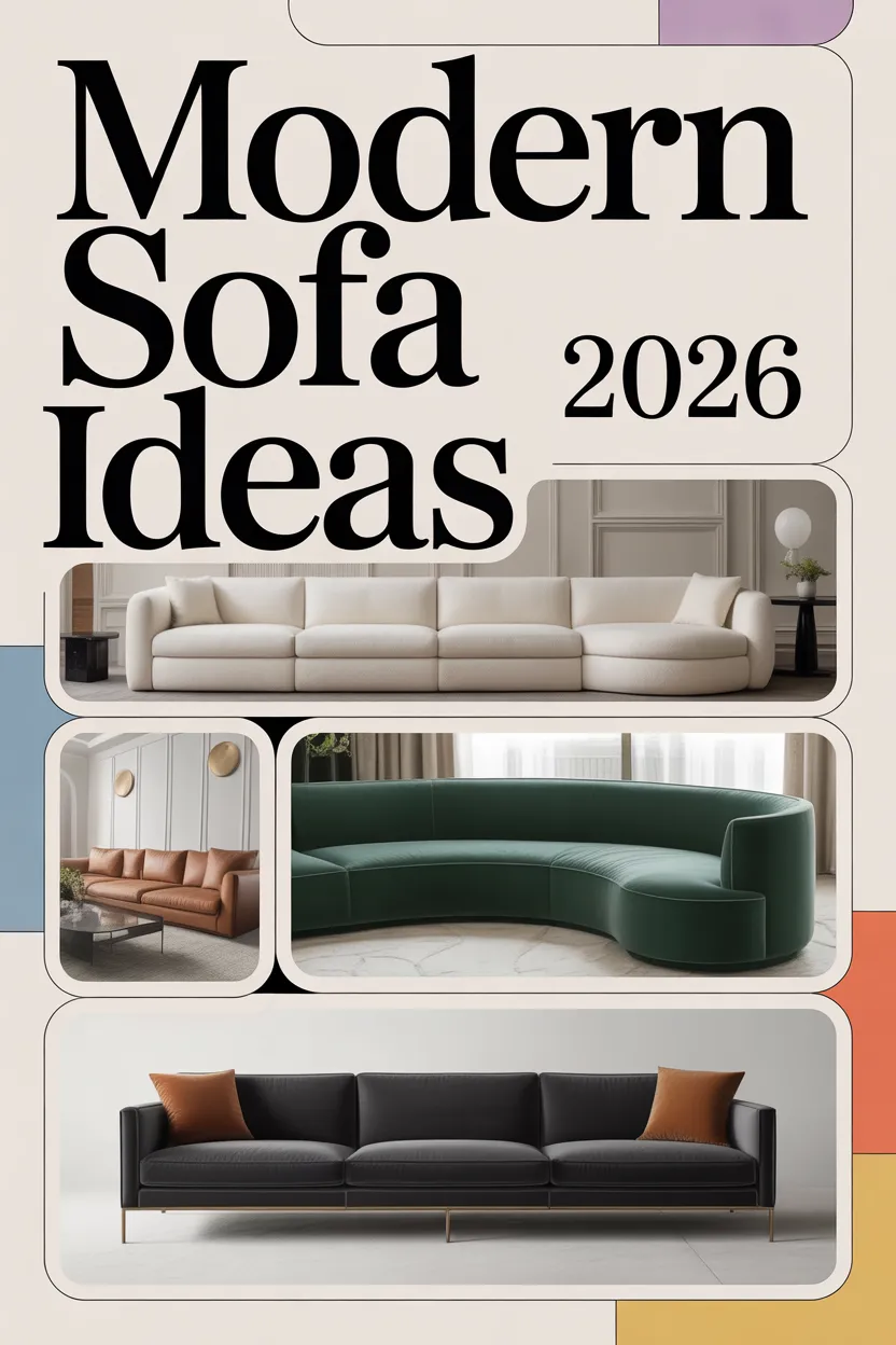 Modern Sofa Ideas 2026