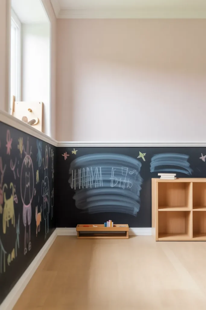 Paint an Accent Wall With Chalkboard