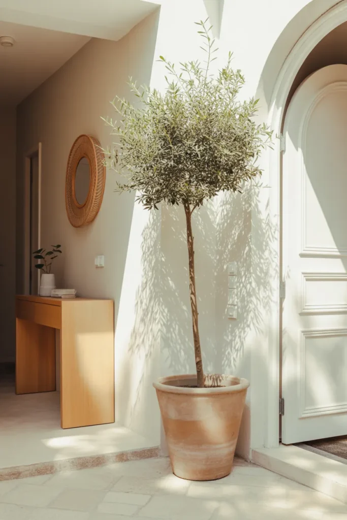 Potted Plant or Tall Indoor Tree to Add Life and Scale