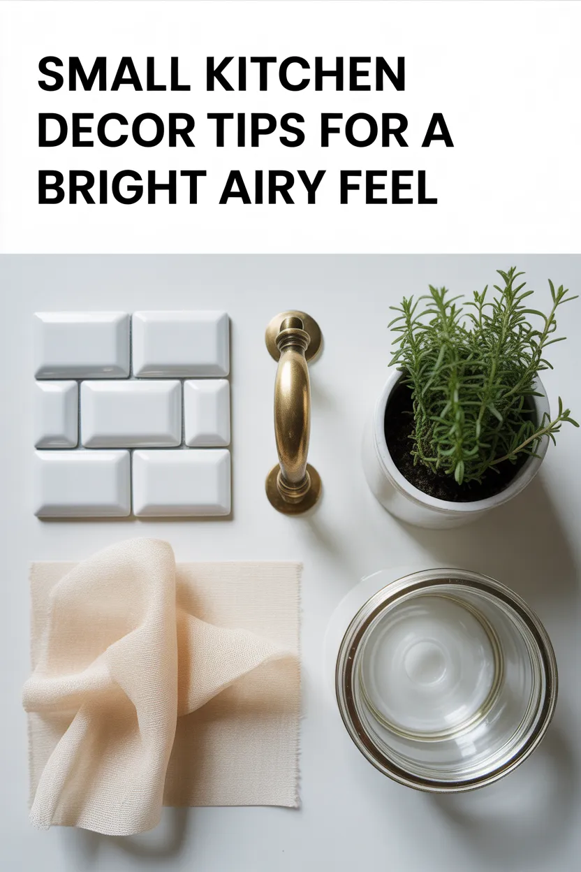 Small Kitchen Decor Tips