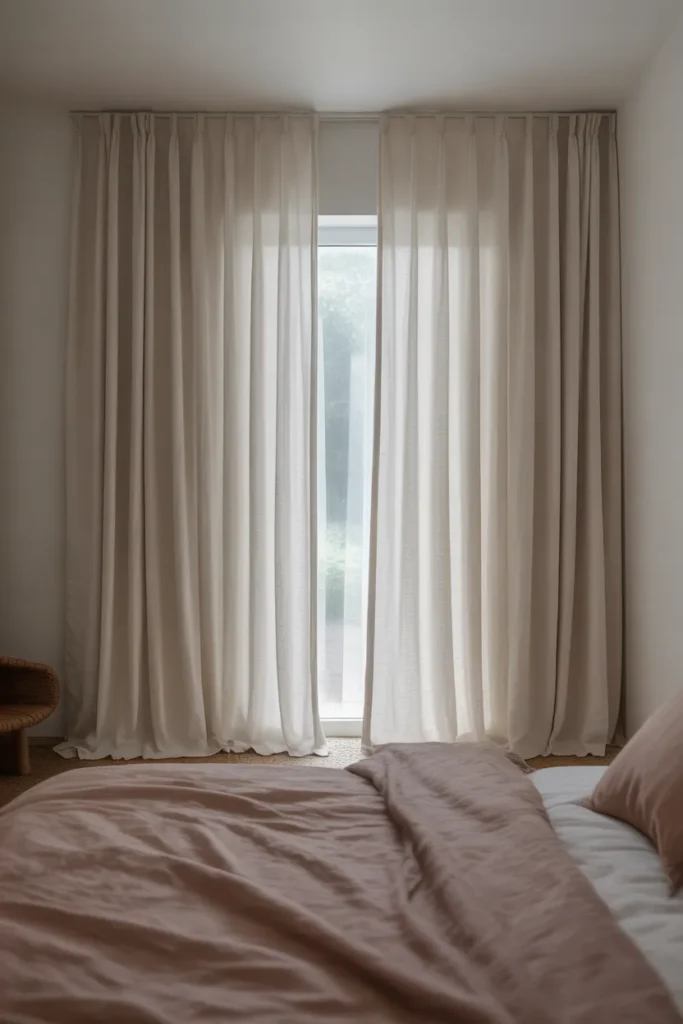 Use Curtains That Pool Slightly for a Soft, Luxurious Look