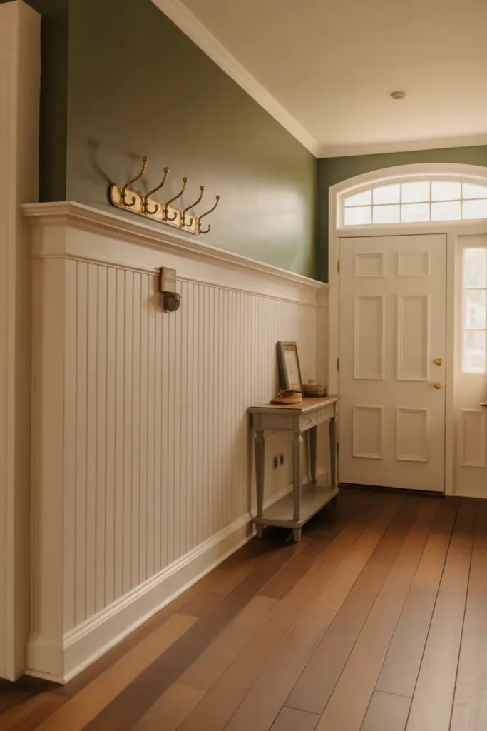 Wainscoting or Beadboard Paneling to Add Architectural Character on a Budget