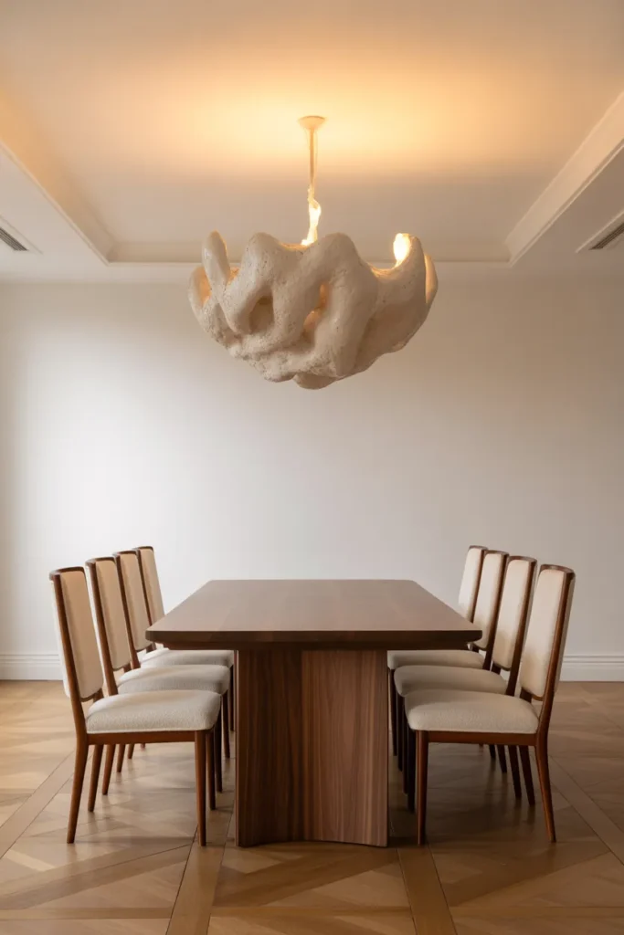 a formal dining room