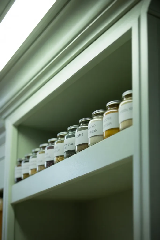 a pantry shelf — 12 inches deep