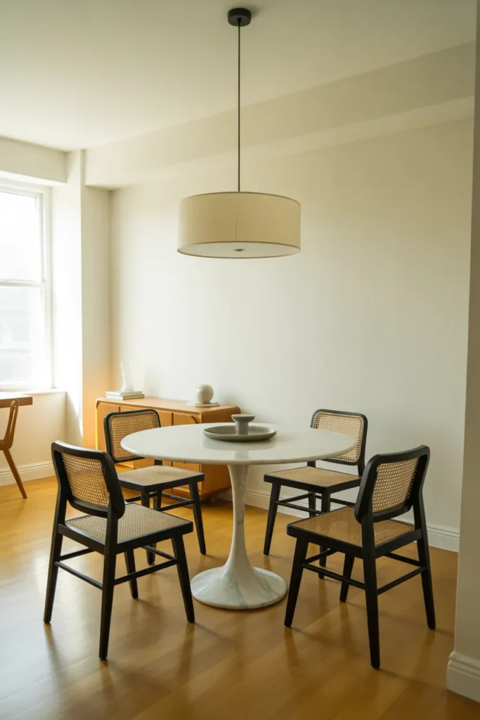 a small apartment dining room