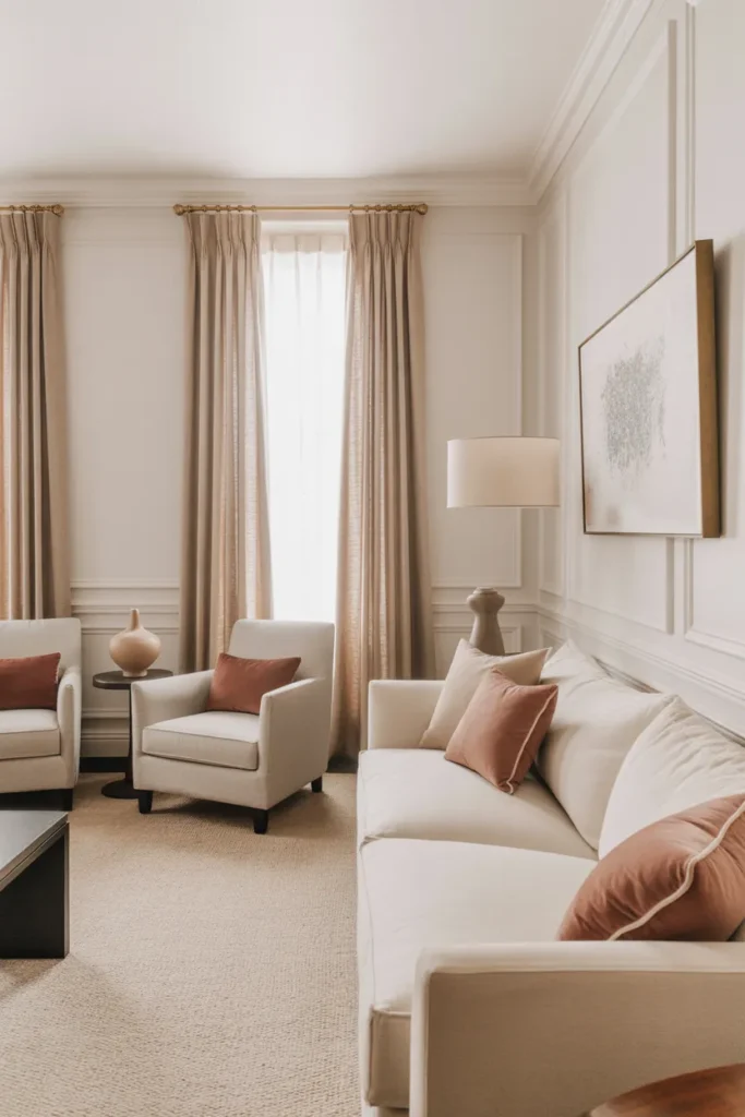 formal American sitting room