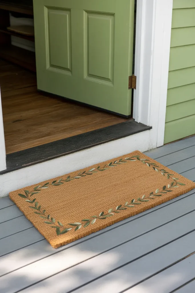 natural coir welcome mat