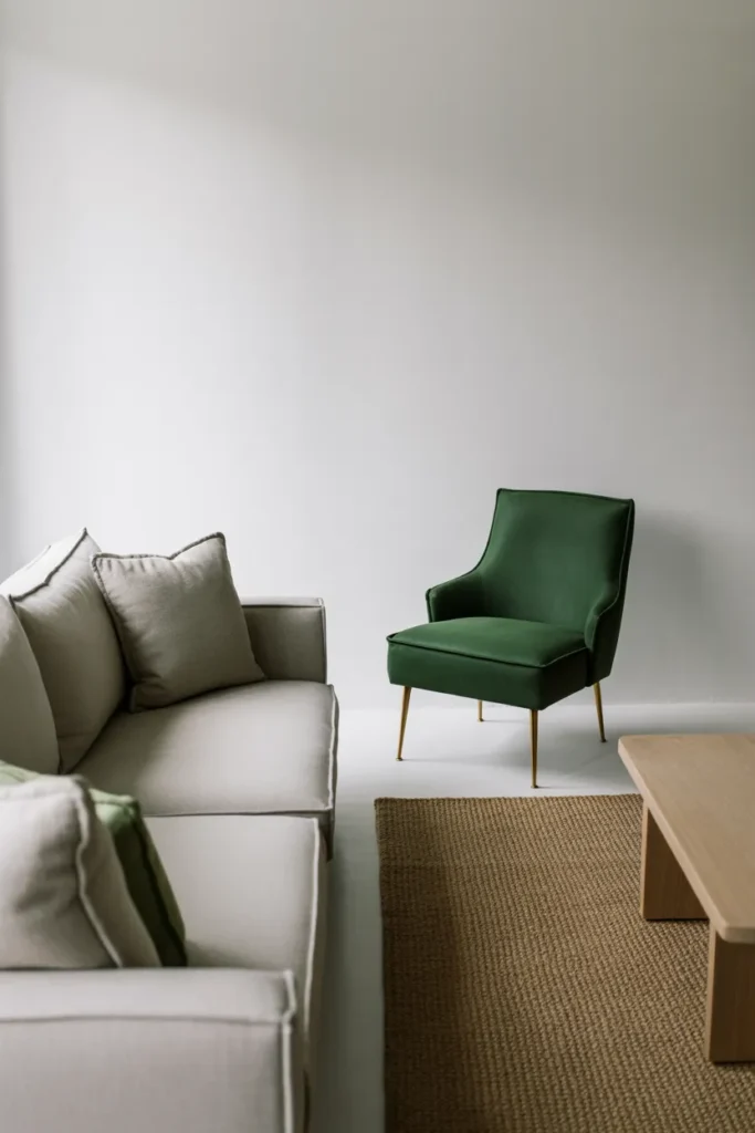 A Bold Pattern or Color Accent Chair That Does the Work of an Art Piece