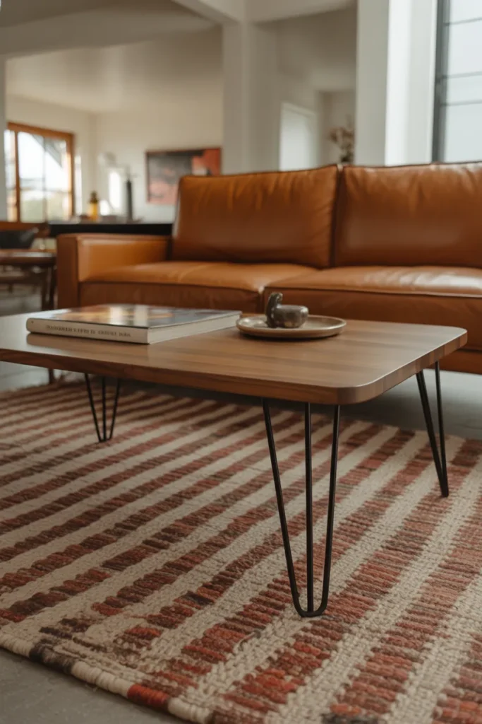 A Hairpin Leg Coffee Table
