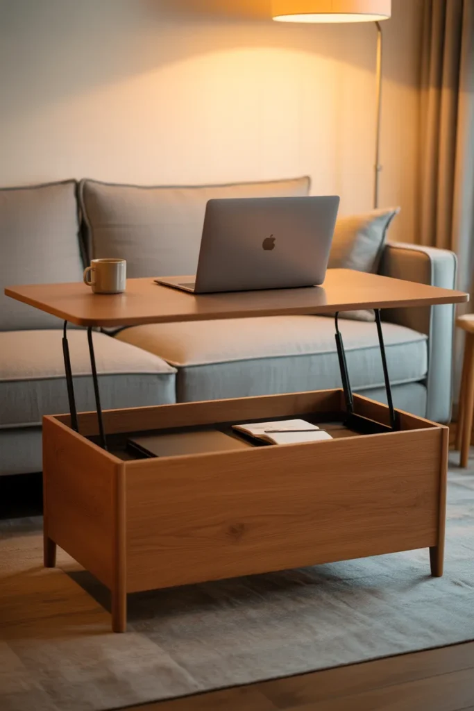 A Lift-Top Coffee Table