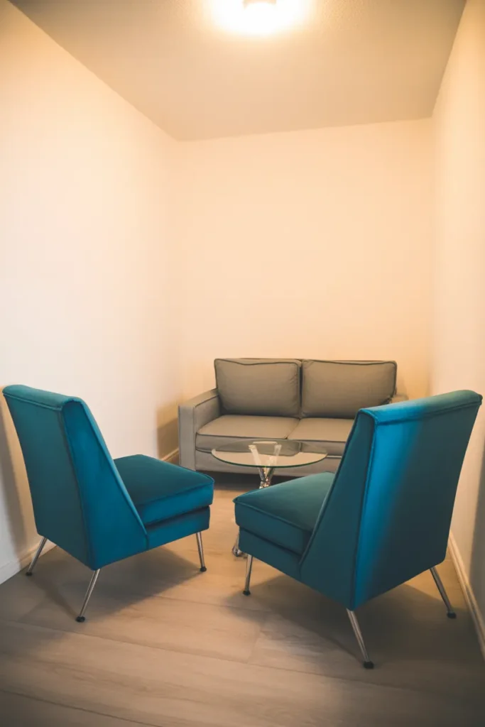 A Sleek Slipper Chair for Small Living Rooms Where Floor Space Is Non-Negotiable