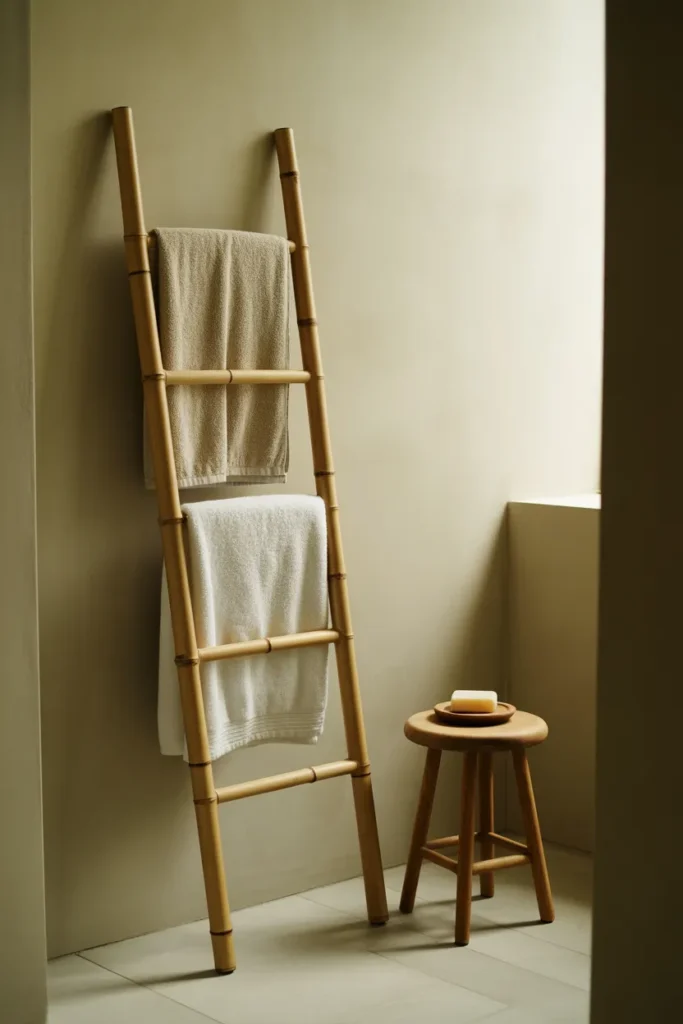 Bamboo and Hinoki Wood Accents for Authentic Spa Detail
