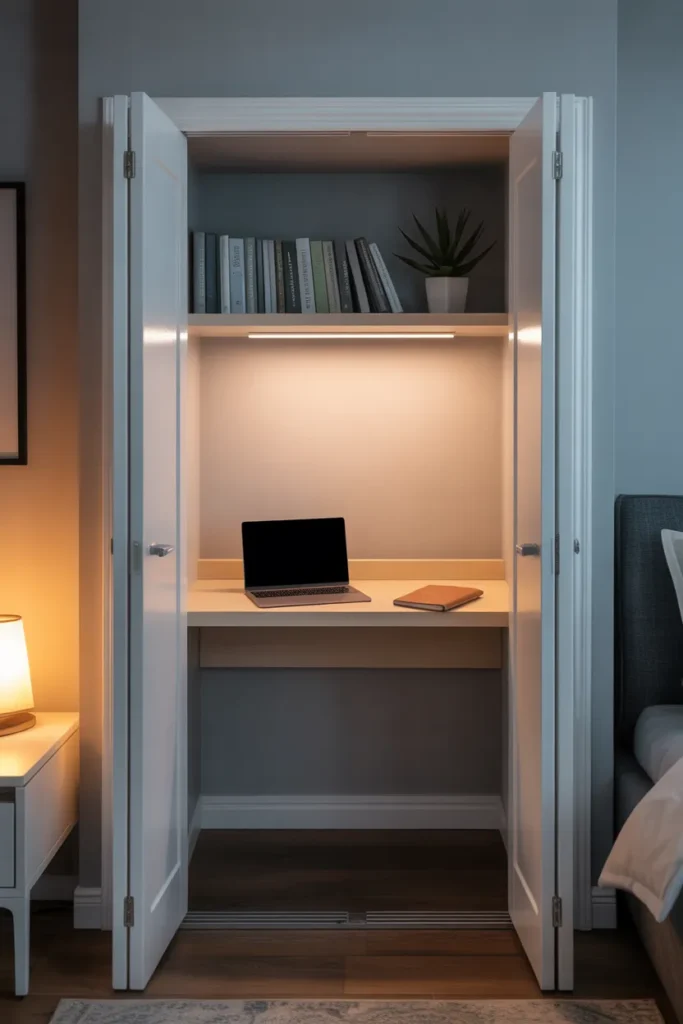 Closet Desk Conversion