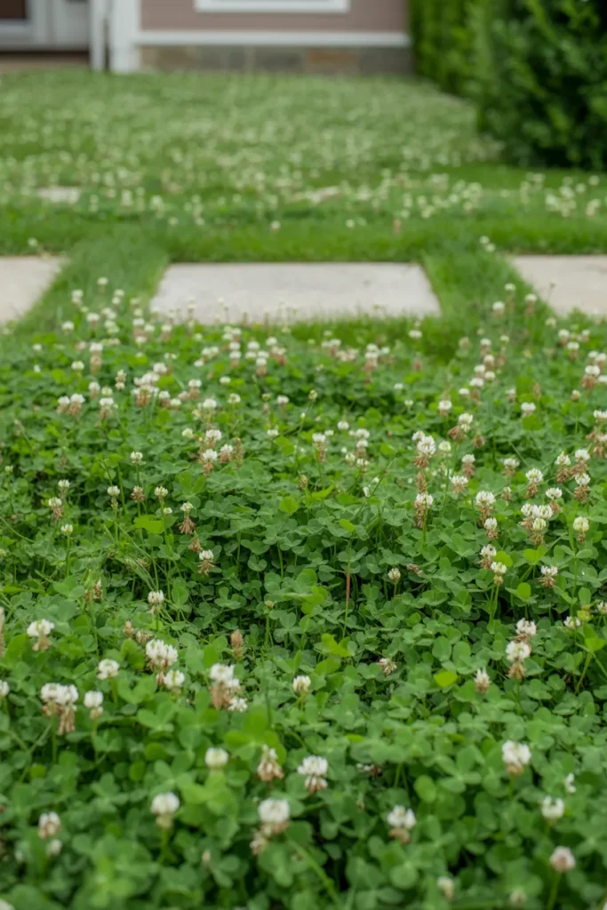 Clover Lawn Substitute That Eliminates Fertilizing Entirely