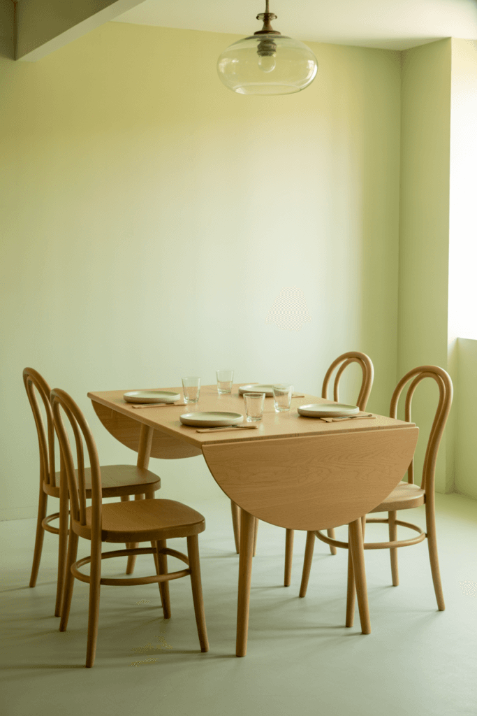 Drop-Leaf Table That Expands Only When You Need the Extra Space