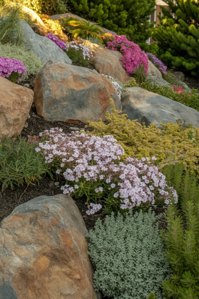 Drought-Tolerant Rock Garden for a Slope or Difficult Grade